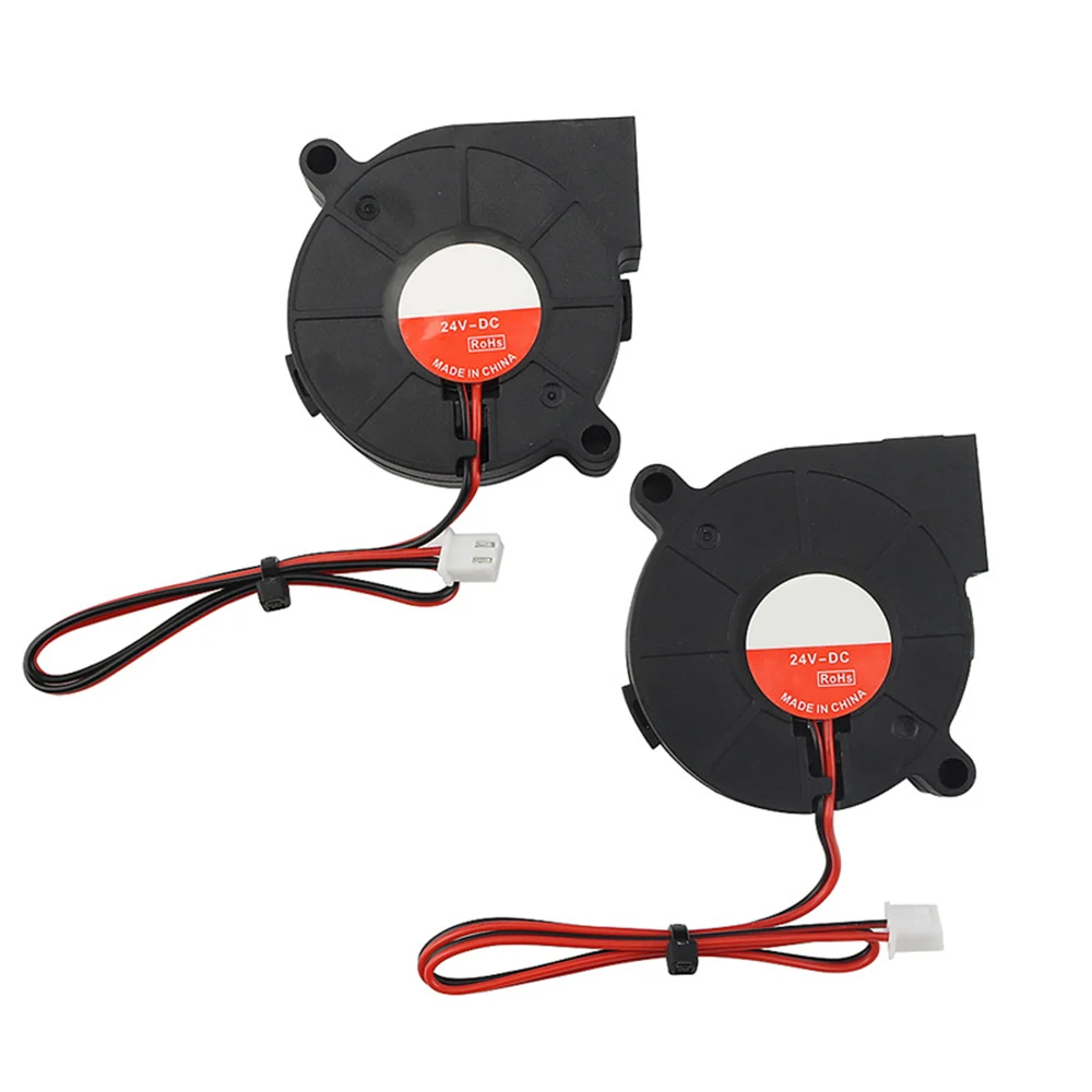 2 шт. центробежный воздухонагнетатель широкого спектра применения 5015 AC/DC 12V 50x50x15