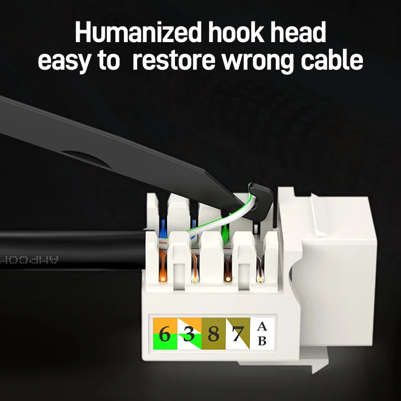 Инструмент для перфорации AMPCOM обжимной инструмент 110 типа плоскогубцы Ethernet с