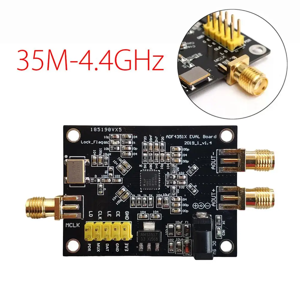 Макетная плата 35M 4 GHz PLL RF сигнал источник частоты синтезатор ADF4351 макетная