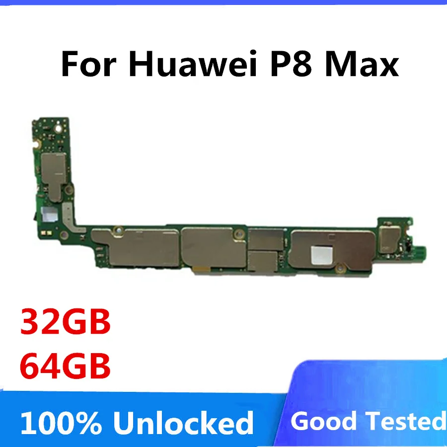 Материнская плата для Huawei P8 Max 32 Гб 64 ГБ оригинальная разблокированная