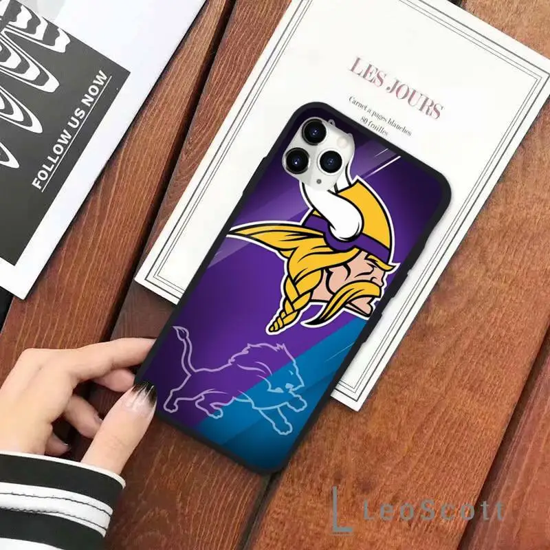 

sport minnesota vikings Phone Case for iPhone 11 12 pro XS MAX 8 7 6 6S Plus X 5S SE 2020 XR Soft silicone