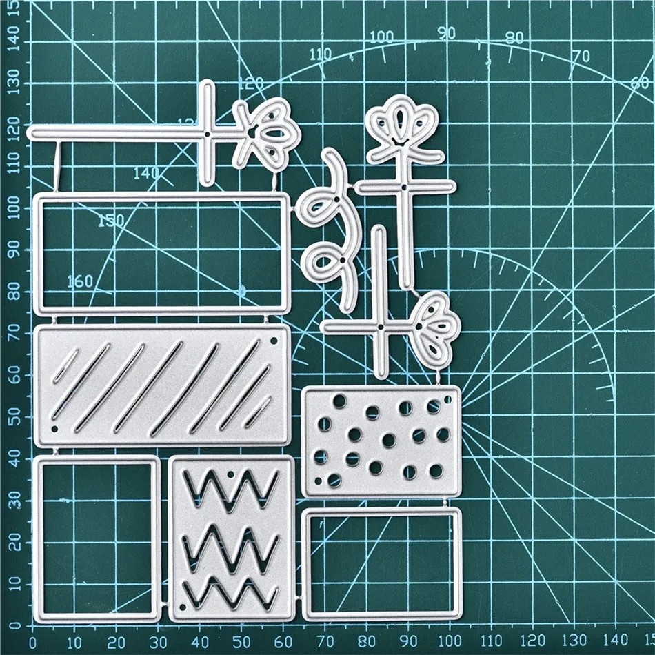 DiyArts рождественские заготовки Подарочная коробка металлические режущие штампы Новинка для изготовления карт Скрапбукинг тиснение вырезы трафарет ремесло штампы