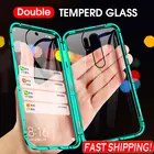 Магнитный чехол для Xiaomi Redmi Note 9 Pro, 9s, 8, 7 Pro, Redmi 8, 8A, K20, K30, Mi 9T, 10 Pro, двусторонний, из закаленного стекла, 360