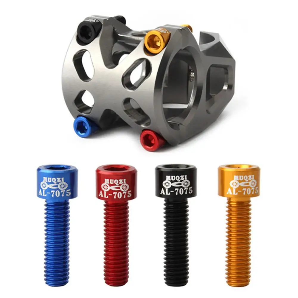 4 шт. винты для руля велосипеда 7075 из алюминиевого сплава горная битая дорога