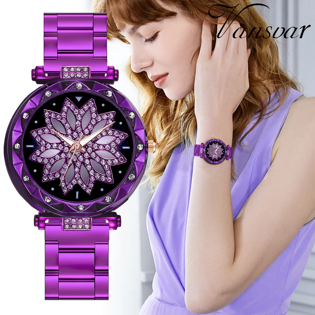 

Crystal Stainless Steel Women Watch Analog Quartz Wrist Watch Relogio Feminino Ladies Watch Clock Reloj Mujer Bayan Kol Saati #L