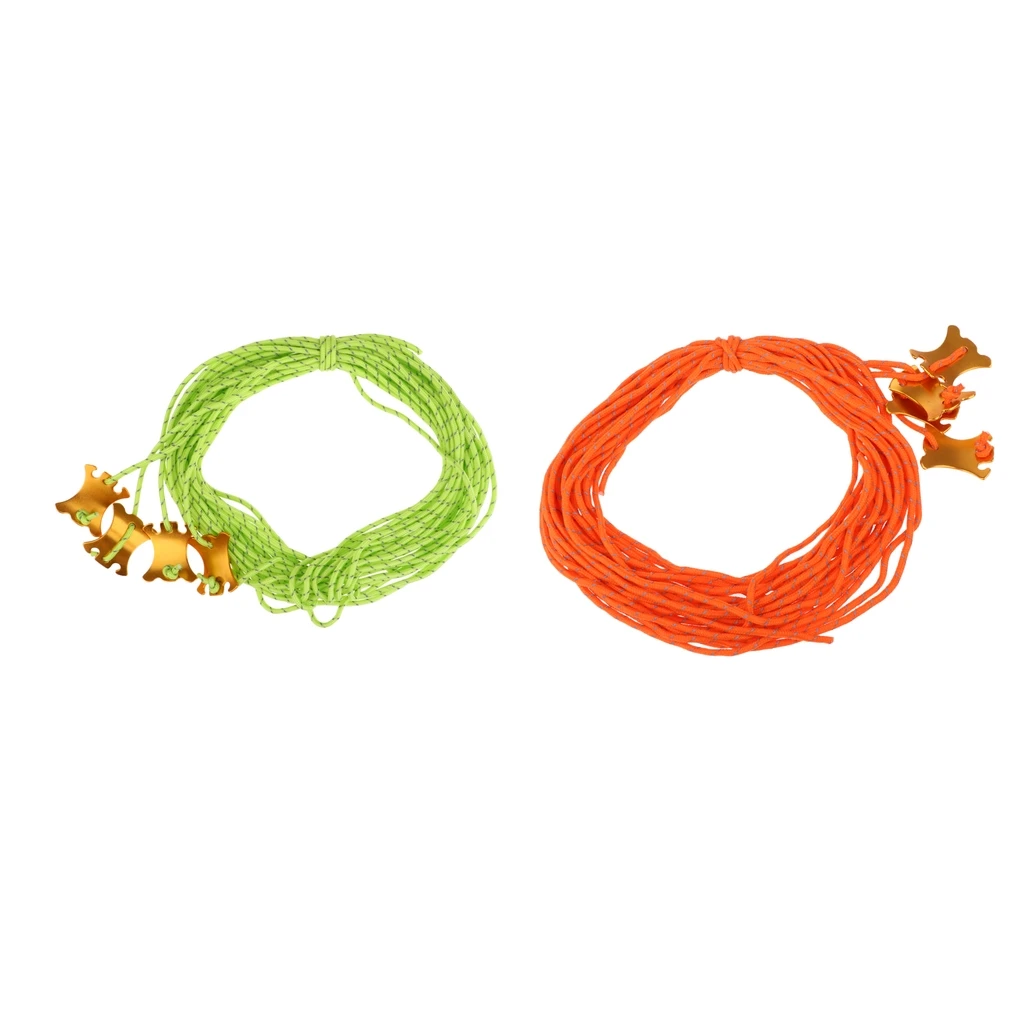 

4x4m Reflective Nylon Cord Tent Canopy Guyline Rope Packaging Line