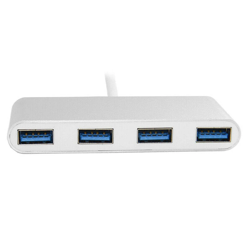 

Thunderbolt USB 3.1 Type-C to USB 3.0 4 Port Hub Adapter USB-C Aluminum