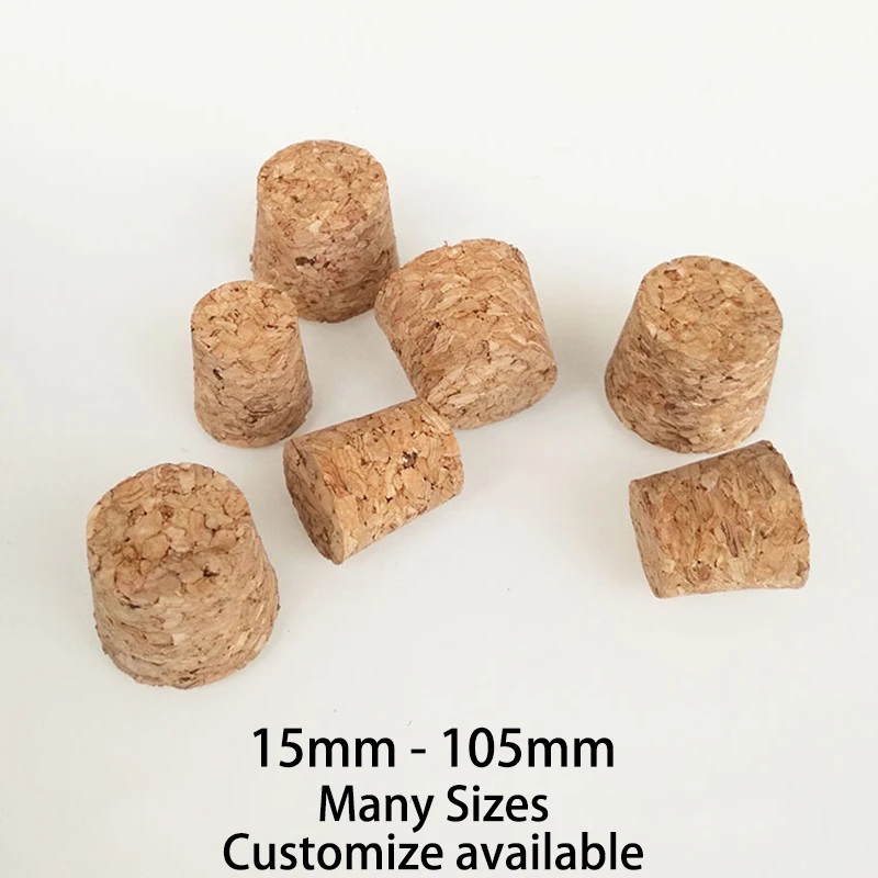 5 шт. пробка для бутылки вина, бутылка для пудинга, пробковая крышка Burette Buret, деревянная крышка, много размеров
