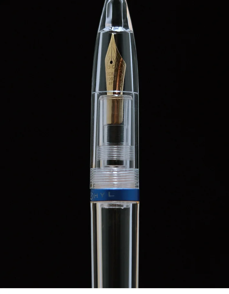 Прозрачная шариковая ручка акриловые ручки для бизнеса и офиса дизайнерские