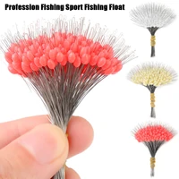 300pcs pack float fishing bobber silicone stopper space bean connector fishing line resistance fishing accessories 3 sizes