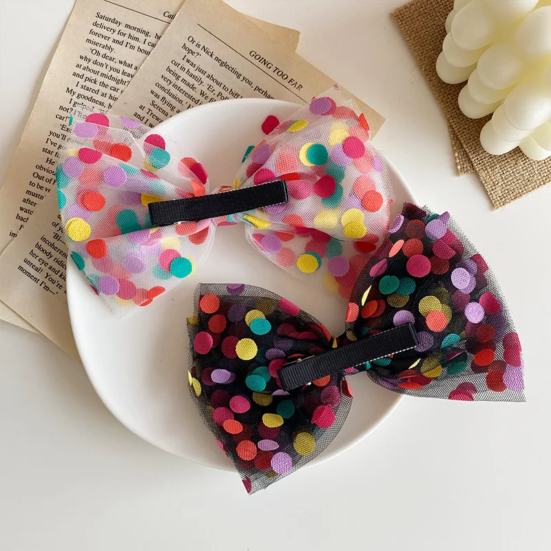 

Korea Girls Colorful Hairpins Fashion Baby Kids Hair Clip Bowknot Hairpin Handmade Children Hairgrips Barrettes Hair Accessories