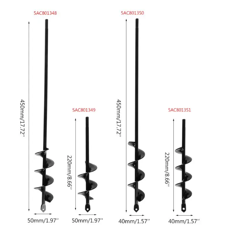 Садовый Бур спиральное сверло для цветов с шестигранным валом садоводство