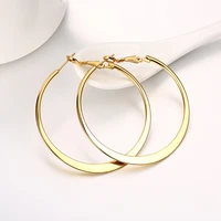 fashion new arrivals gold hoop earrings for women jewelry ladies rose gold earrings girl gift accessory wholesale