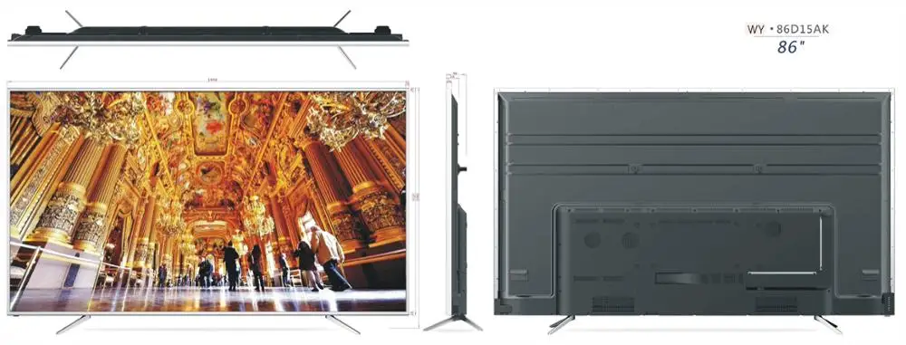 K TV 70 дюймов 80 85 90 95 ЖК led телевизор плоская панель смарт ТВ 4K|Телевизоры| |