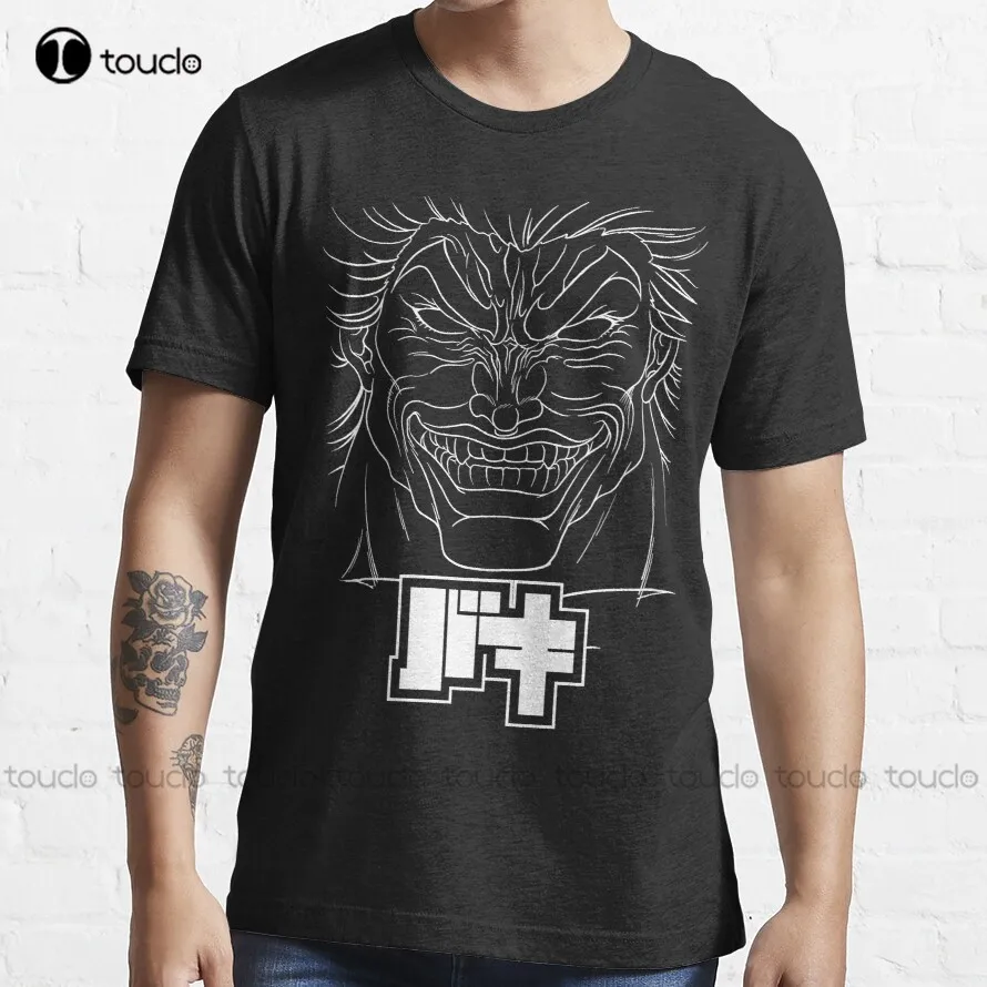 

Футболка yujiro hanma, yujiro, hanma, baki the Grappler, модная забавная футболка для подростков