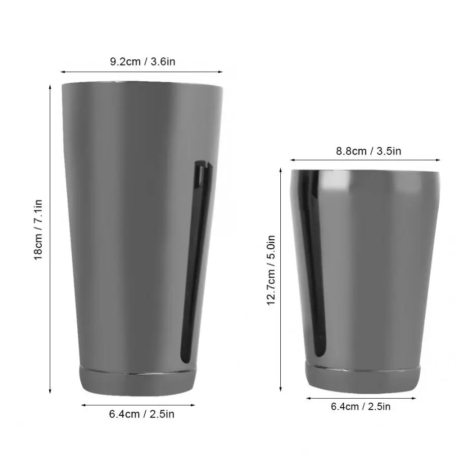 Бостонский шейкер из нержавеющей стали набор Бостонского шейкера для коктейлей