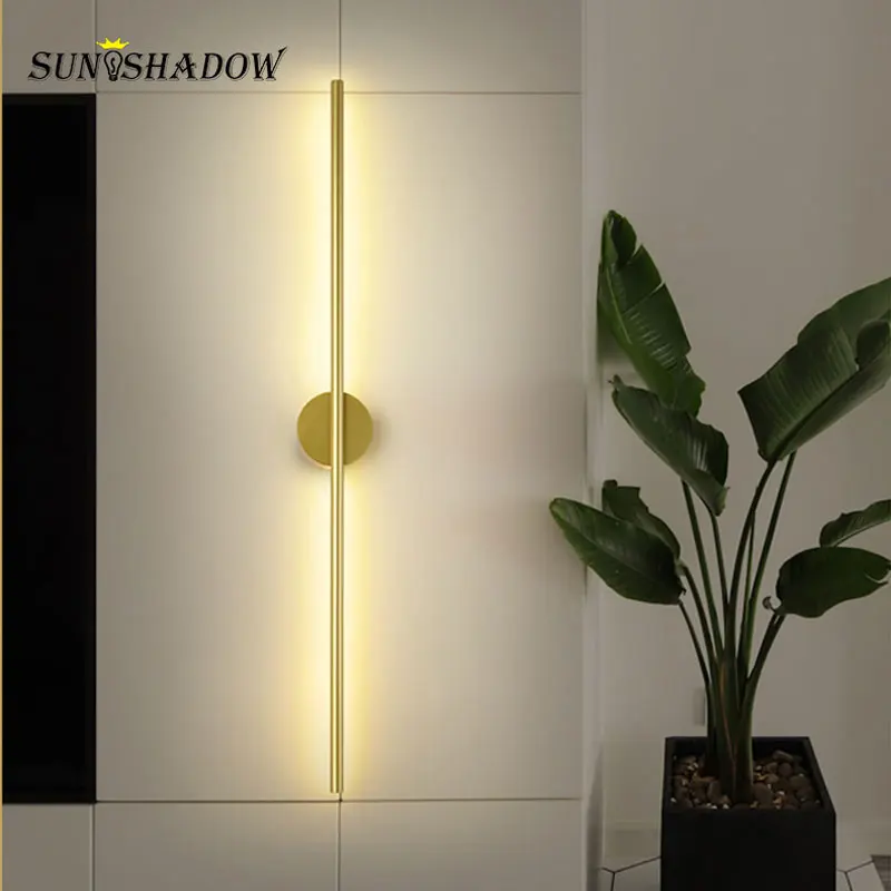Modern Led Wall Light Bathroom Lamp Gold&ampBlack Sconce Living room Bedroom Mirror Front Lustre 110V 220V | Лампы и освещение