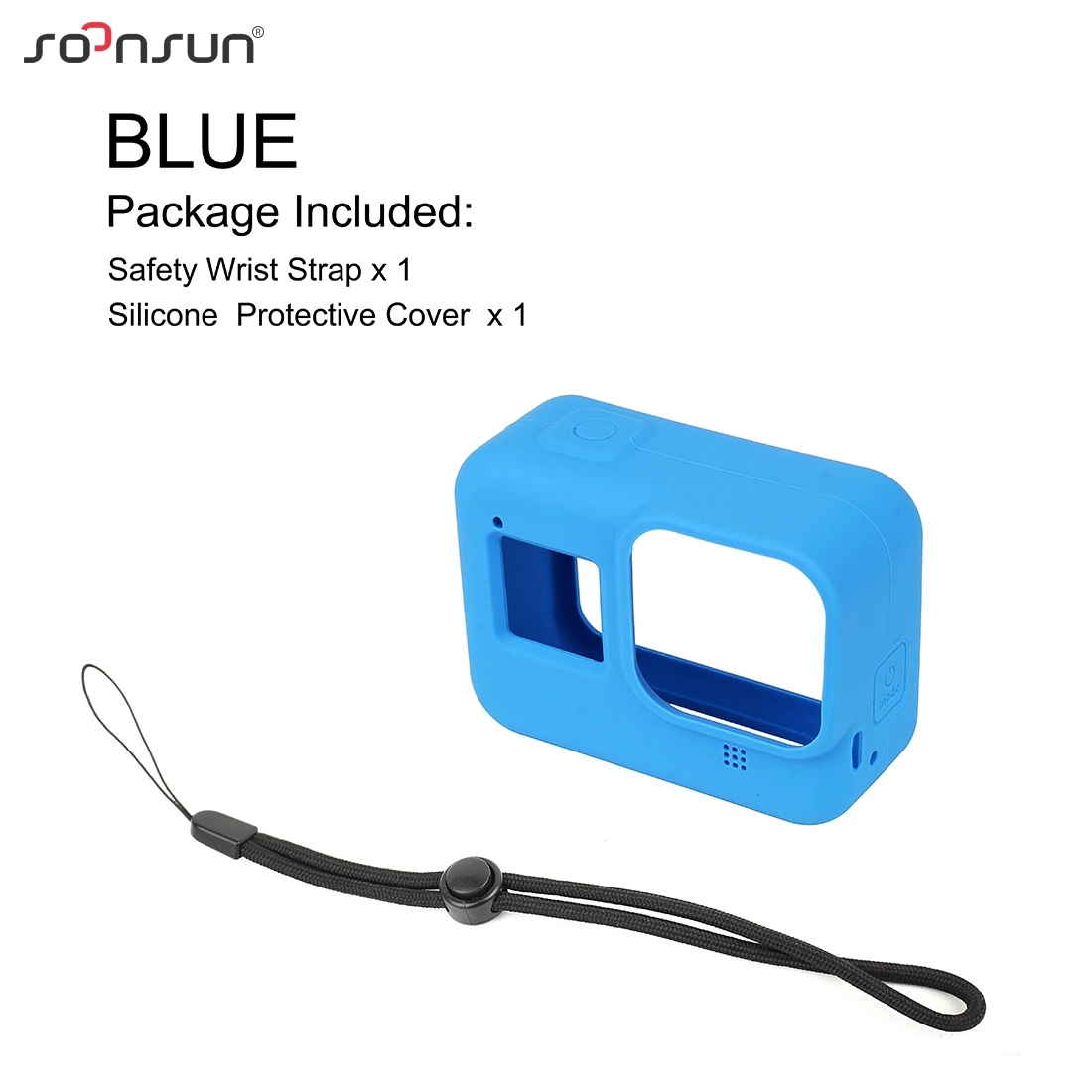 Мягкий силиконовый защитный чехол для SOONSUN+ защитный ремешок для GoPro Hero 8 для HERO8 Black Go Pro Аксессуары
