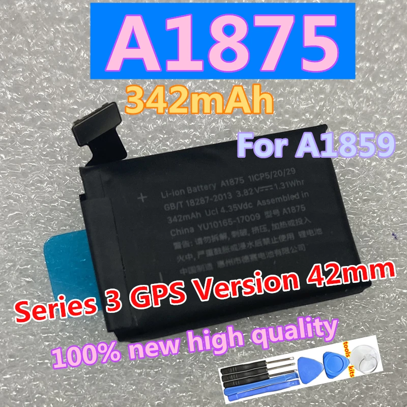 

New High Quality A1579 A1578 Real Capacity for Apple Watch Battery Series 1 2 3 4 42mm S1 S2 S3 S4 A1761 Series1 38mm 40mm 44mm