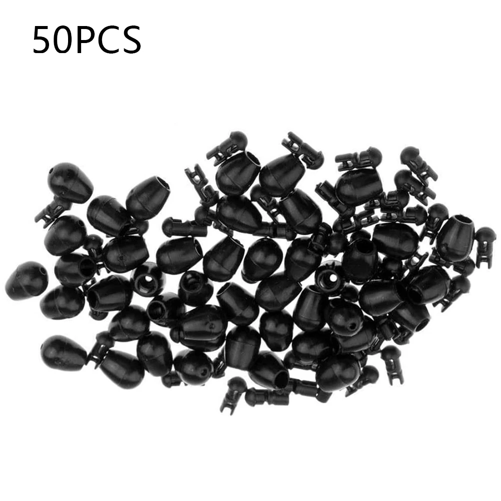 

50 pcs Beads Quick Change Carp Terminal Tackle Method Feeder Fishing Tools Connector Fish Tackles Accessories connector beads