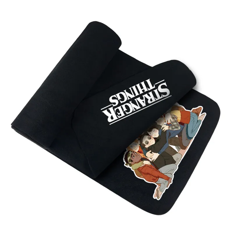 Теплый шарф унисекс из аниме очень странные дела для мужчин и женщин мягкая