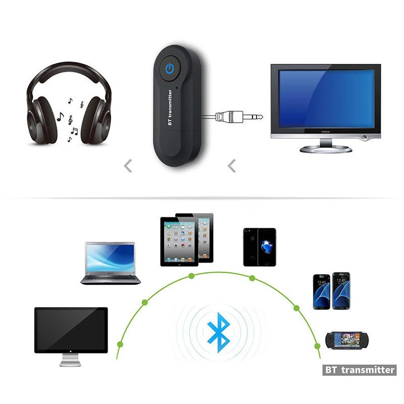 3 5 мм USB Bluetooth передатчик стерео аудио музыкальный Ключ адаптер для ТВ