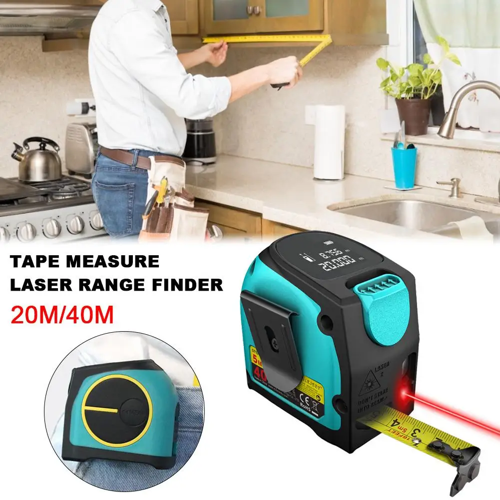 Миниатюрная линейка 5 м литиевая электрическая рулетка измеритель нейтральный