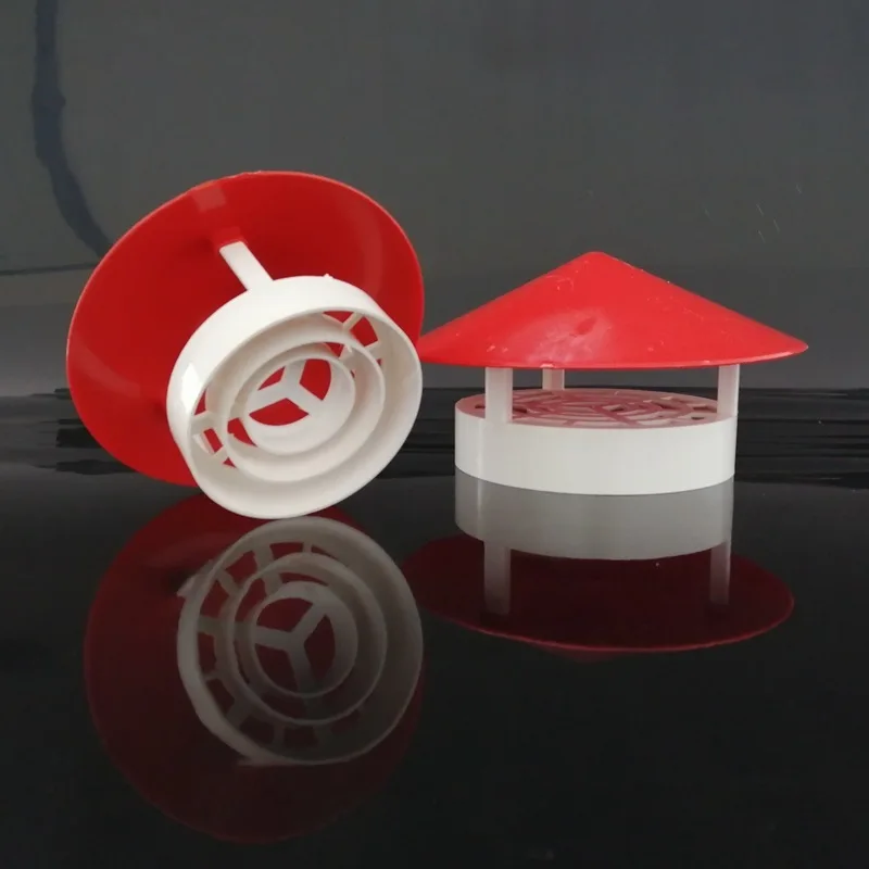 Решетка вентиляционного отверстия из ПВХ на крышу 75 мм 110 160 круглая