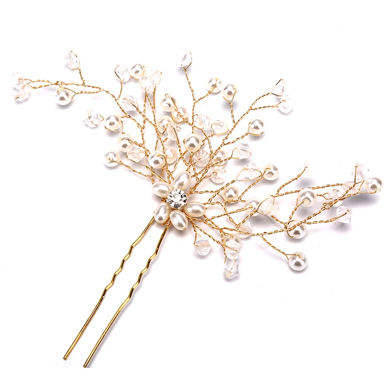 Жемчужные цветы шпильки ручной работы заколки для волос ювелирные изделия