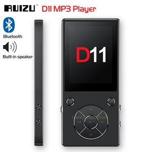 Mp3-плеер RUIZU D11, музыкальный Bluetooth-плеер, металлический аудиоплеер с встроенным динамиком, FM-радио, видеоплеер Walkman