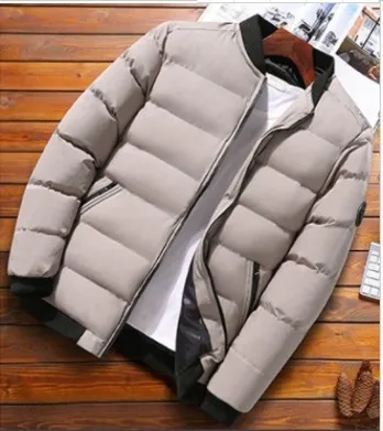 

2019 New Style Youth Casual Fashion Short Cotton Coat Coat Men'S Wear Fashion Cotton-padded High Quality Cotton Clothes