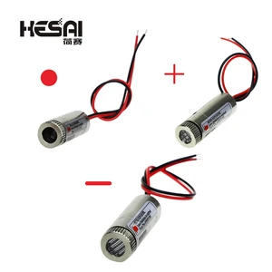 Лазерный модуль 650 нм 5 МВт с красной точкойлиниейперекрестными линзами, стеклянная линза, Фокусируемый промышленный класс