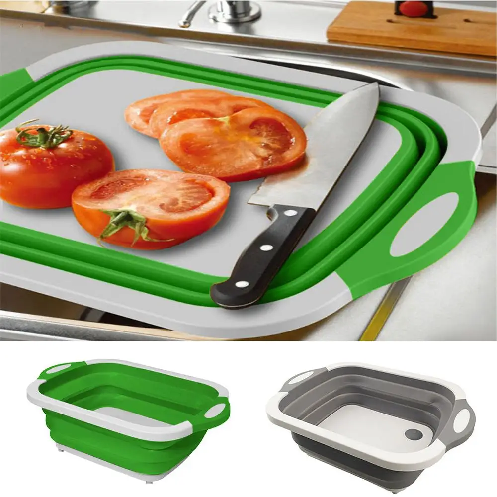 Кухонный органайзер 3 в 1: доска крышка миска|Измельчающие блоки| |