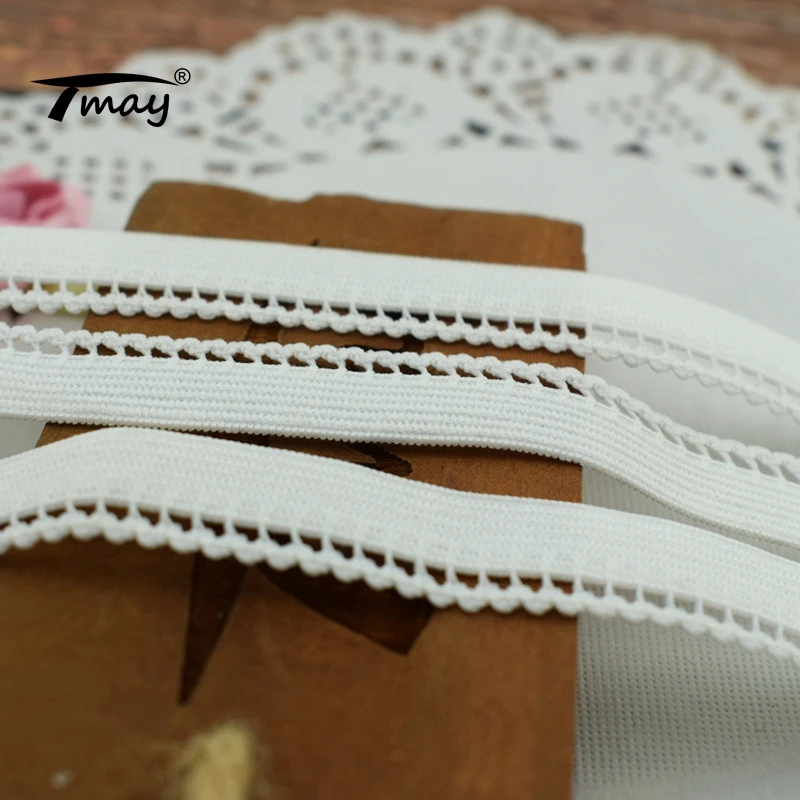 Черно белые эластичные ленты #1710 #1754 эластичная резинка для брюк нижнее белье