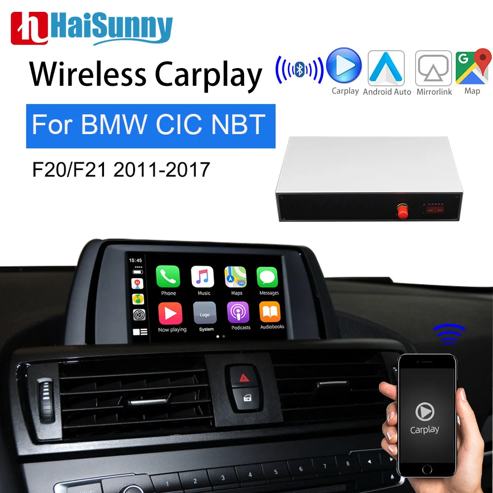 

Wireless Carplay For BMW NBT 1Series F20/F21 2011-2017 Support Smart Multimedia Screen Carplay Video Interface Android Auto IOS