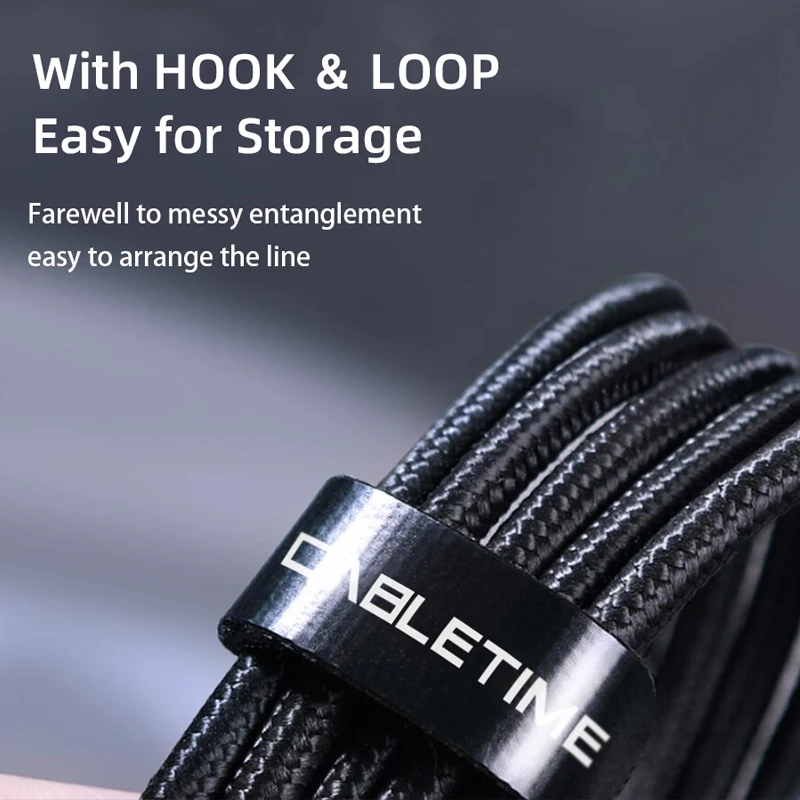 CABLETIME USB C PD100W Gen2 кабеля 10 Гбит/с кабель Переходник на Тип Быстрый зарядный для