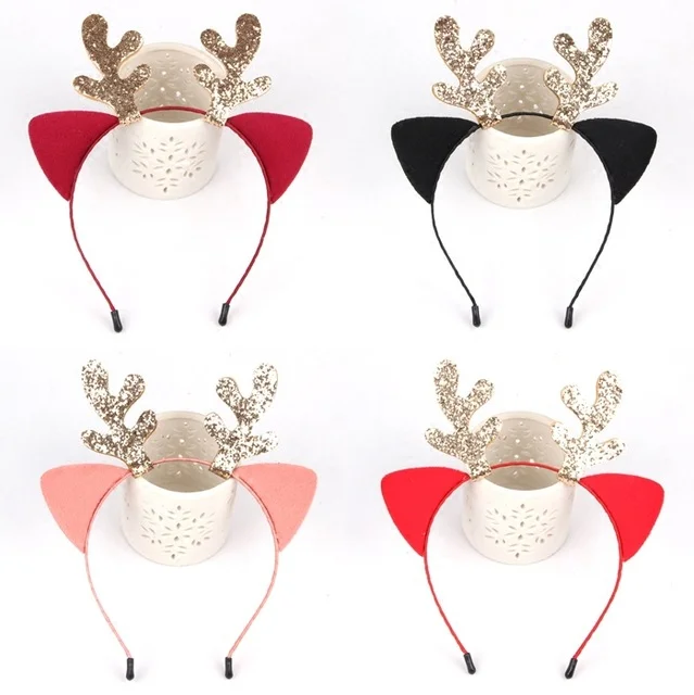Рождественский подарок модные резинки для волос вечерние аксессуары милая
