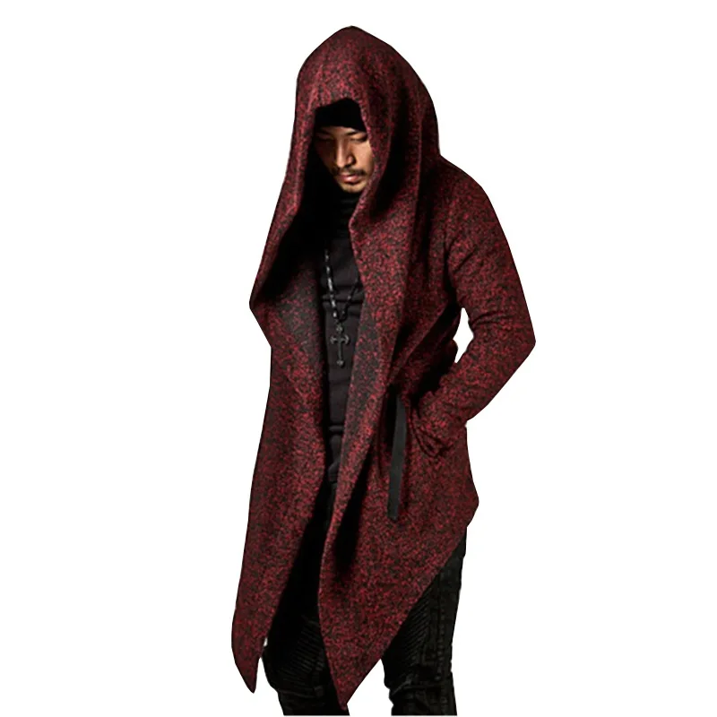 

Hot sale 2019 New Coat Men Leisure Long Sections Woolen Coats Men's Pure Color Casual Fashion Jackets / Casual Men Overcoat