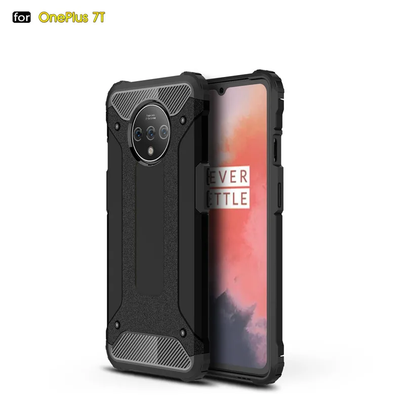 Для Oneplus 7T чехол Funda новый роскошный противоударный бампер Защита для One Plus