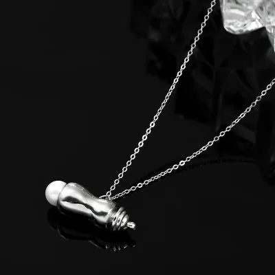 

2020 fashion new men and women universal hip hop feeding bottle Pendant Korean style elegant high quality Necklace