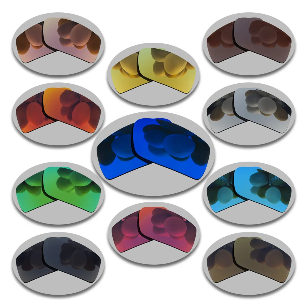 

Green Mirror Replacement Lenses for Gascan Small Sunglasses Frame 100% UVA & UVB Anti-Reflective