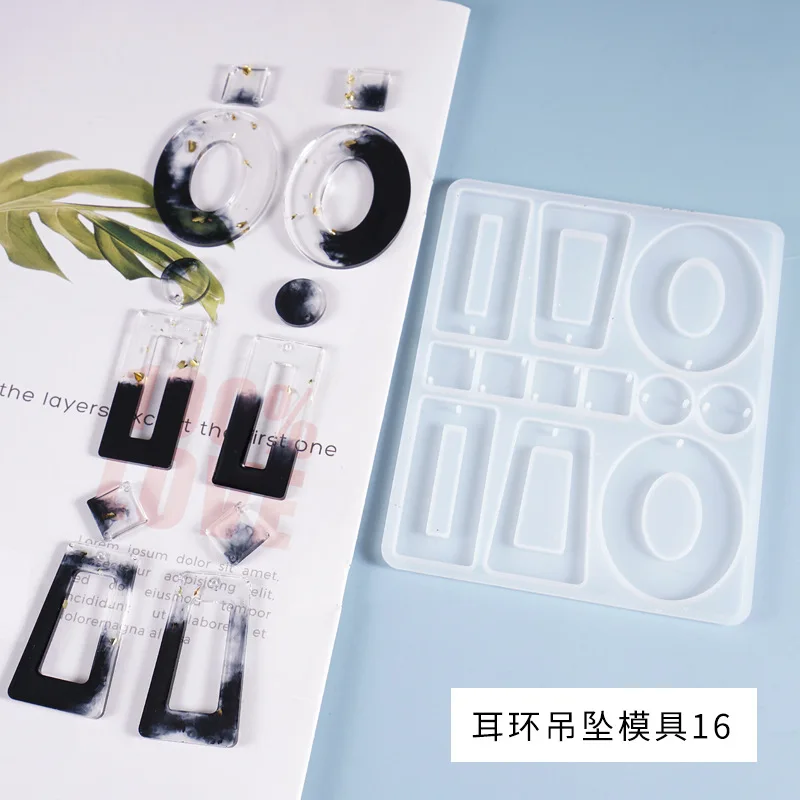 

DIY Earrings Mold Irregular Jewelry Accessories Epoxy resin moulds Jewelry Making Decoration For art uv resin
