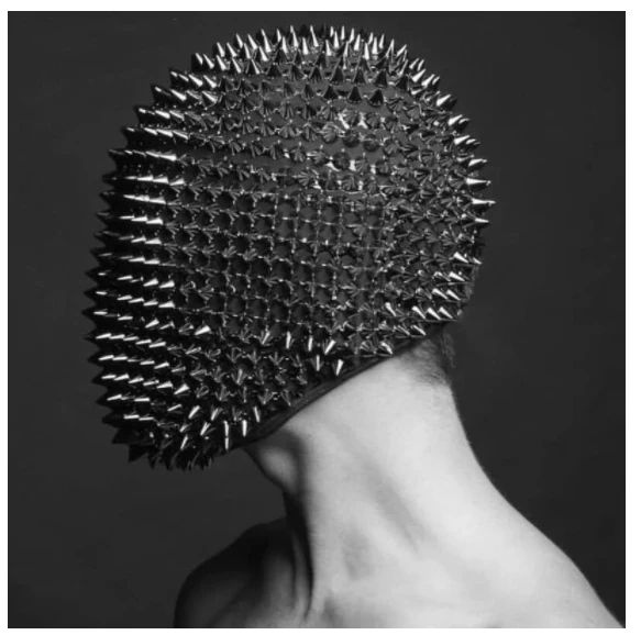 Мужская и женская танцевальная одежда маска с заклепками для ночного клуба