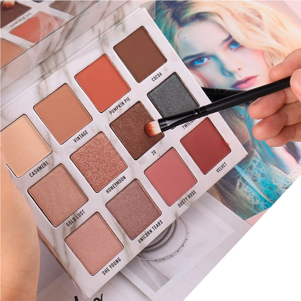 Lameila 35-color перламутровые матовые тени для век оранжевого цвета цвет земли тени для век лоток смесь не легко удалить макияж TSLM1