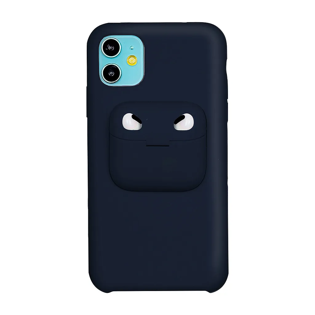2 в 1 очки Demon для AirPods Pro защитный чехол телефона IPhone 11 /11 pro Max и A30 | Мобильные