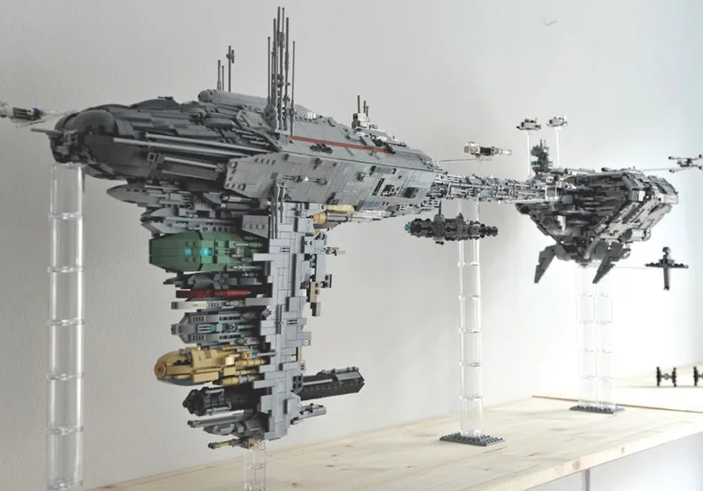 MOC Star plan Wars серия The Nebulon игрушка B медицинская модель фрегата Набор Обучающие строительные блоки кирпичи детские подарки игрушки 5083