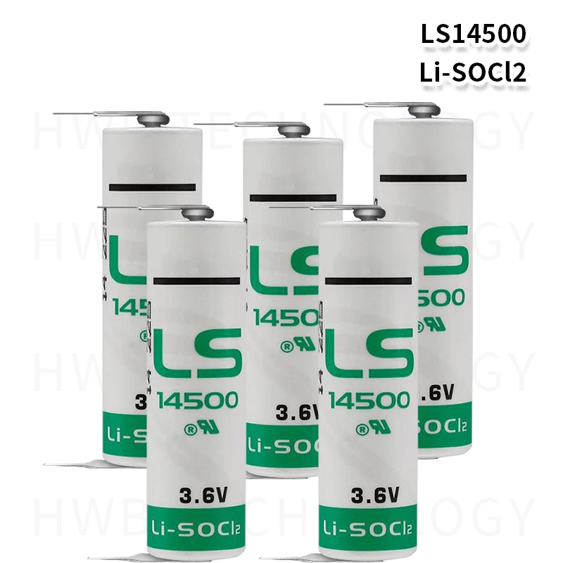 8 шт., новое оригинальное оборудование для Saft LS14500 14500 AA 3,6 V PLC, оборудование для промышленной автоматизации, станок с ЧПУ, литиевая батарея с контактами
