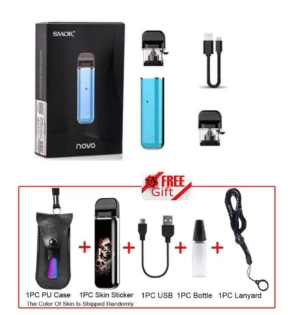 NOVO 1 Royar Blue Набор SMOK Novo 2 SMOK Pod, электронная сигарета, стартер, ручка с аккумулятором 800 мАч, 2 мл, катушка VS NORD - Цвет: NOVO 1 Royar Blue