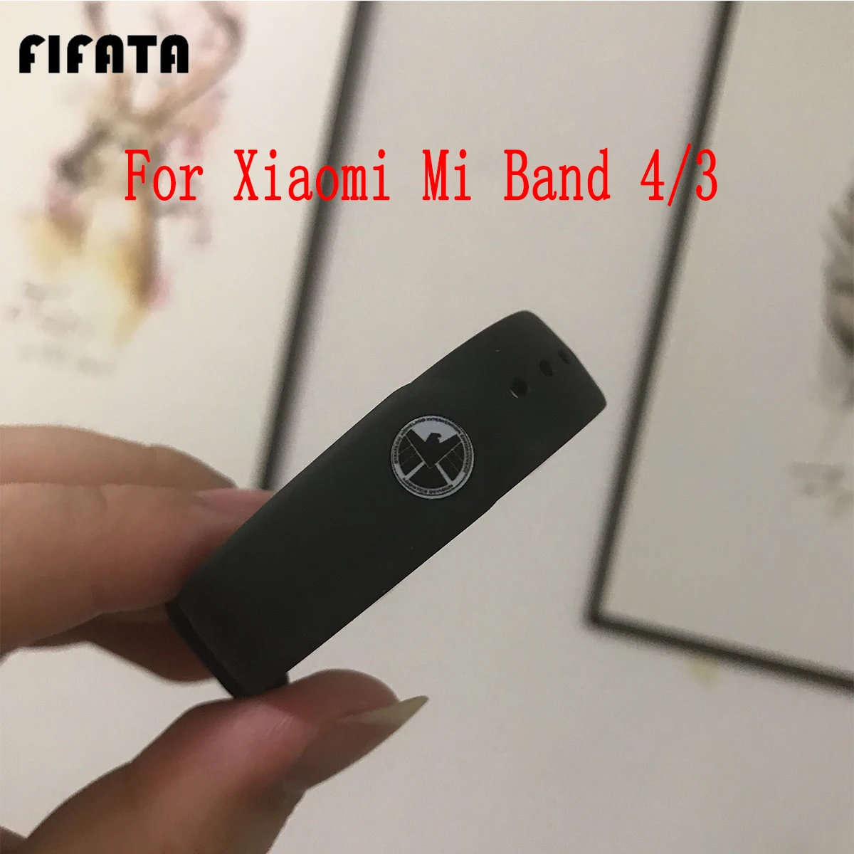 Силиконовый ремешок FIFATA для Xiaomi Mi Band 4 умный Браслет 3 металлический браслет с