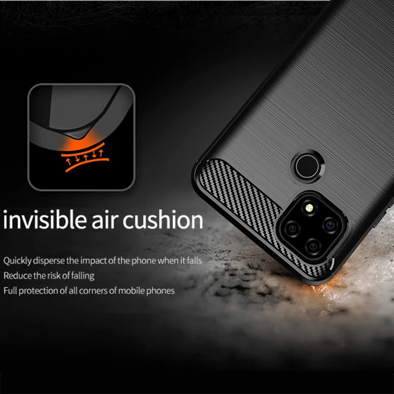 rugged case for oppo a36 realme c31 c21 c21y c35 c20 c11 2021 9 8 7i 7 6s narzo 20 pro back phone cover soft silicon rubber case free global shipping